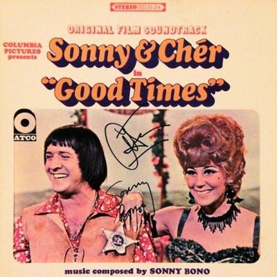 Signed original Sonny and Cher "Good Times" soundtrack album