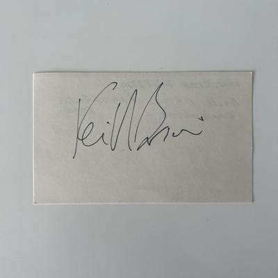Classical conductor Keith Brion original signature