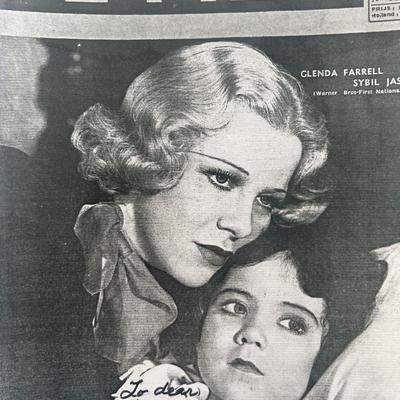 Sybil Jason signed B&W photo