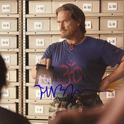 Jeff Bridges signed photo