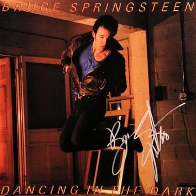 Bruce Springsteen 12 inch signed Dancing In The Dark single album