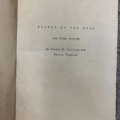 Planet Of The Gods & Other Stories vintage hardcover