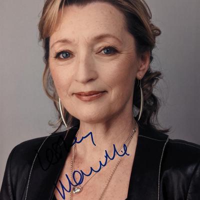 Lesley Manville signed photo
