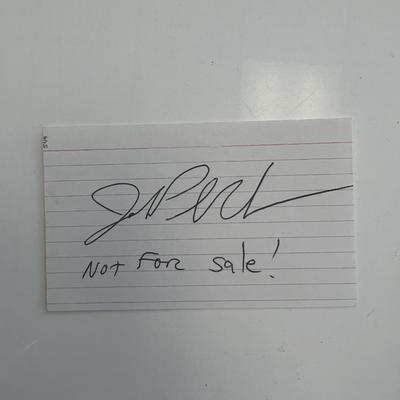 Point Break actor John Philbin original signature