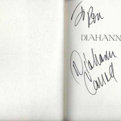 Diahann! Diahann Carrol signed book