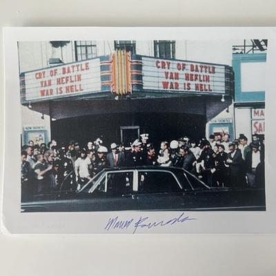 JFK Assassination Warren Burroughs signed photo
