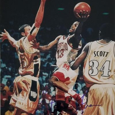 Steve Francis signed photo