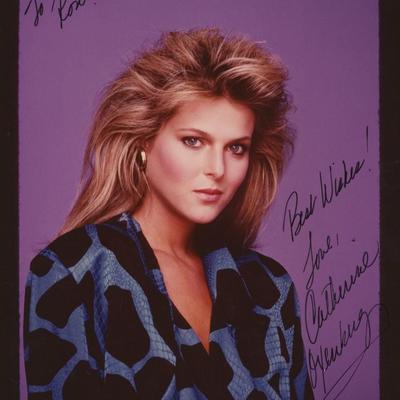 Catherine Oxenberg signed photo