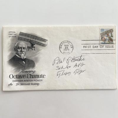 WWII Flying Tiger signed 1979 First Day Cover