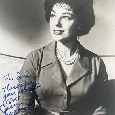 Joan Copeland signed photo