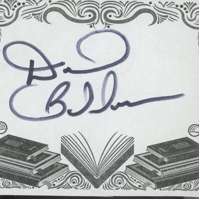 David Baldacci signed bookplate