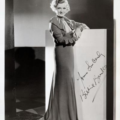 Wizard of Oz Billie Burke signed movie photo