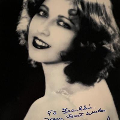 Carla Laemmle signed photo