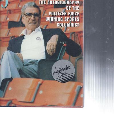 Jim Murray signed autobiography