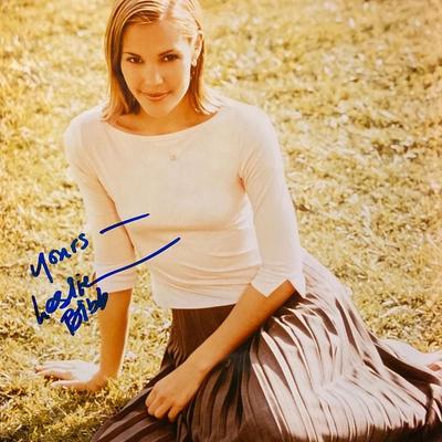 Leslie Bibb signed photo