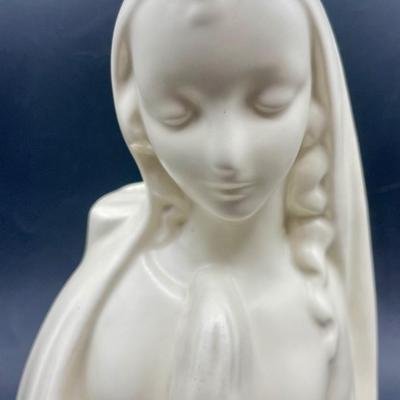 Vintage Haeger Madonna Virgin Mary Ceramic Planter