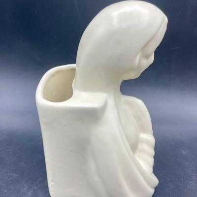Vintage Haeger Madonna Virgin Mary Ceramic Planter