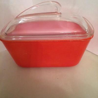 Vintage Glass Container Dish