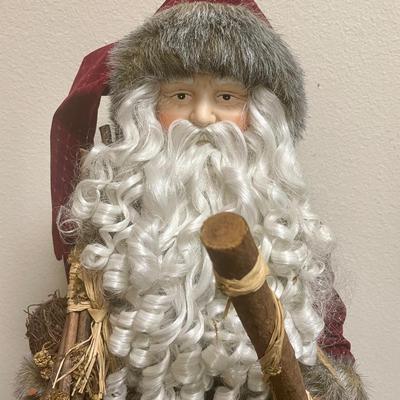 Woodland Santa Christmas Figure