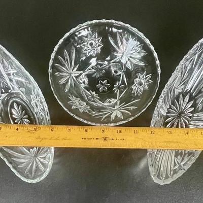 Vintage Pressed Glass Lot