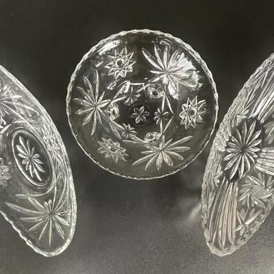 Vintage Pressed Glass Lot