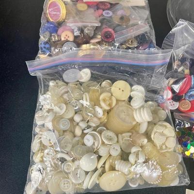 Huge Vintage Button Lot