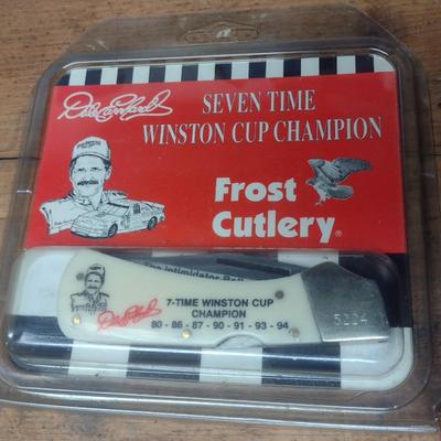 Dale Earnhardt, Sr Seven Time Winston Cup Champion Collector Frost Cutlery New Old Stock