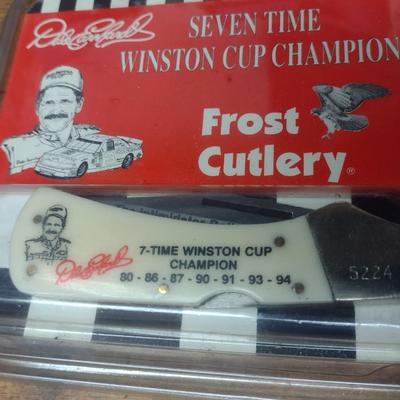 Dale Earnhardt, Sr Seven Time Winston Cup Champion Collector Frost Cutlery New Old Stock