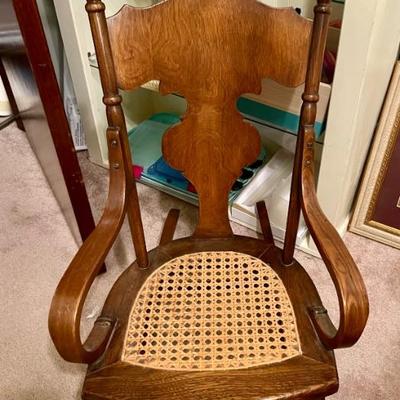 vintage children's rocking chair loop