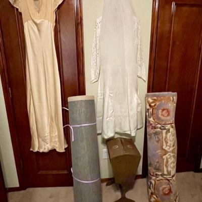 vintage dress and wedding dress