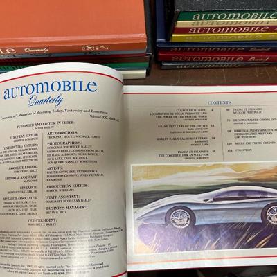 Lot of 16 Automobile Quarterly Books: 1982, 1984, 1985 & 1986