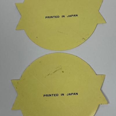 Vintage Pair of Nippondenso Spark Plug Stickers