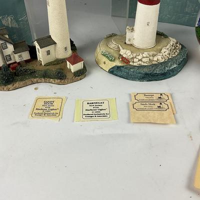 365 Lot of Signed & Numbered Harbour Lights Lighthouses and Water-pitcher
