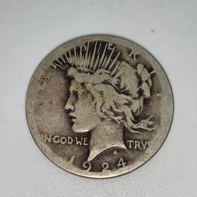 1924-S Peace Silver Dollar