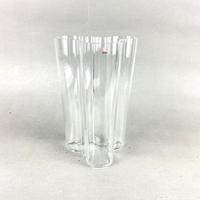 368 Large Iittala Glass Alvar Aalto Savoy Vase from Finland