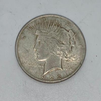 1922 “P” Peace Silver Dollar