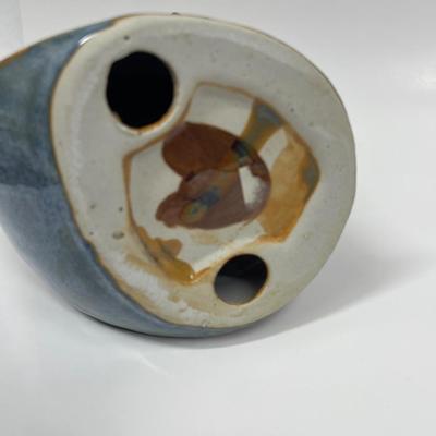 Abstract Ceramic and metal Angel Figurine