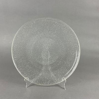 377 Large Single Iittala Solaris Glass Plate