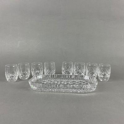 408 Set of 8 Waterford Crystal Cordials (Lismore, Alana)