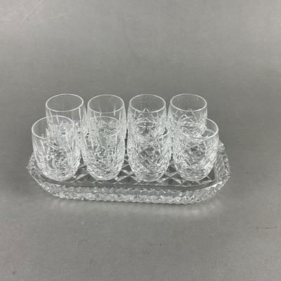 408 Set of 8 Waterford Crystal Cordials (Lismore, Alana)