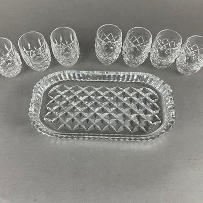 408 Set of 8 Waterford Crystal Cordials (Lismore, Alana)