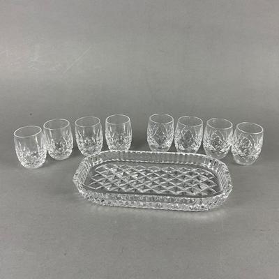 408 Set of 8 Waterford Crystal Cordials (Lismore, Alana)