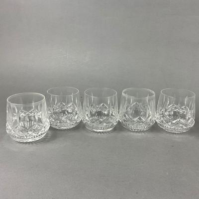 411 Lot of Waterford Crystal Lismore/Colleen Old Fashioned & Roly Poly