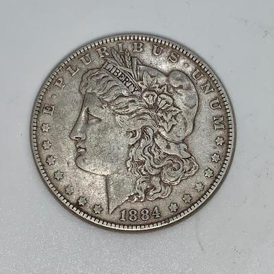 1884 “P” Morgan Silver Dollar