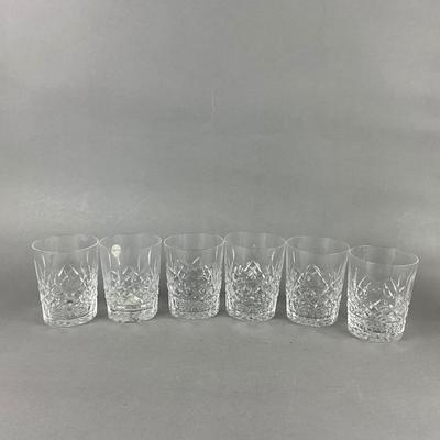 412 Set of 6 Waterford Crystal Old Fashioned Glassware in Lismore Pattern