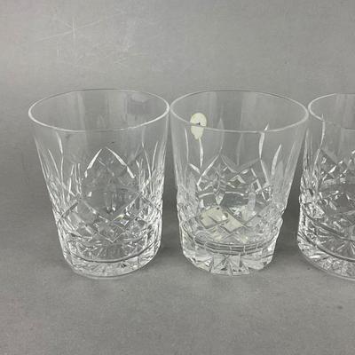 412 Set of 6 Waterford Crystal Old Fashioned Glassware in Lismore Pattern