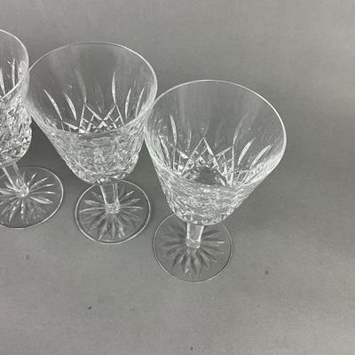 418 Set of 6 Waterford Crystal Lismore Red Wine Goblets