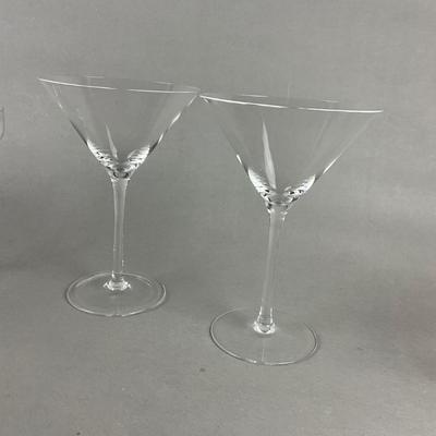 420 Set of 8 Orrefors Crystal Stemware