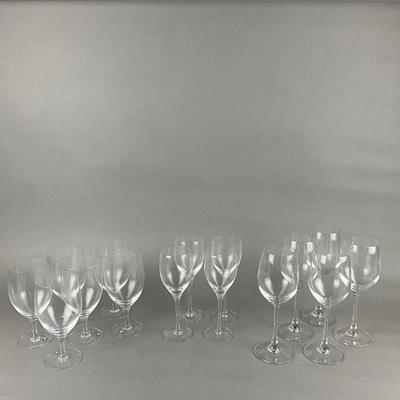 422 Set of 15pc. Orrefors Crystal Stemware