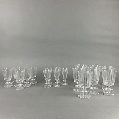 423 Large 24pc Set of Vintage Kosta Boda Karlberg Stemware